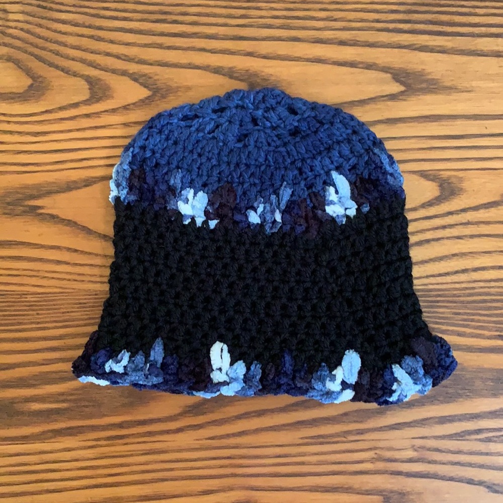 Blue Handmade Crochet Hat